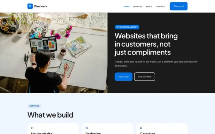Web para agencia de diseño web