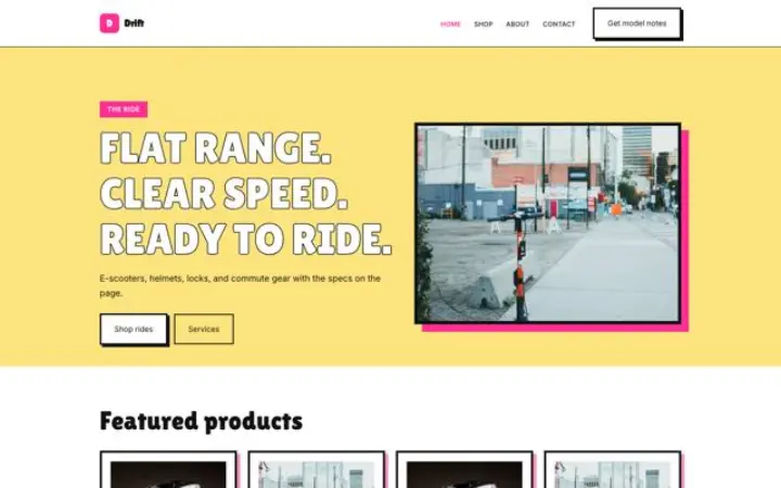 Web para movilidad