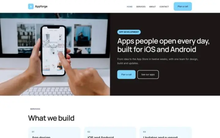 Web para desarrollo de apps
