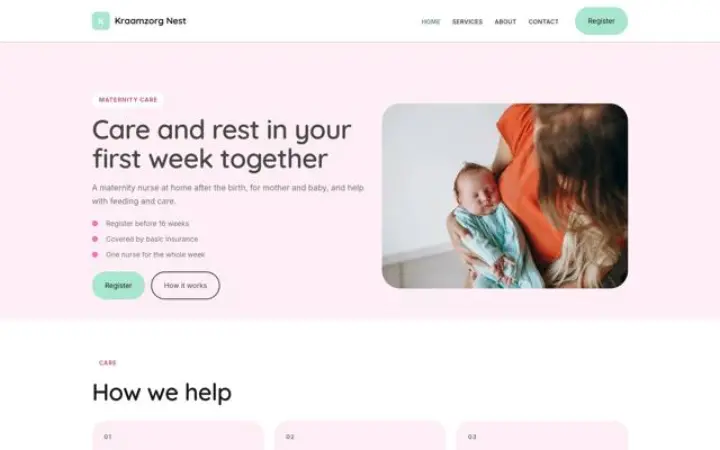 Web para atención posparto