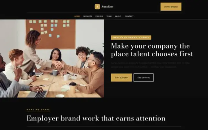 Web para marca empleadora