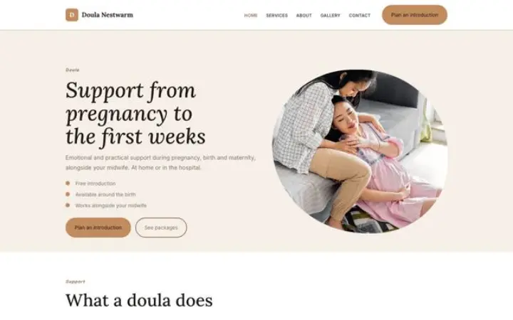 Web para doula