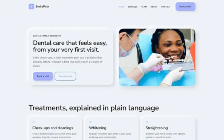 Web para dentista