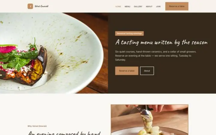Web para alta cocina