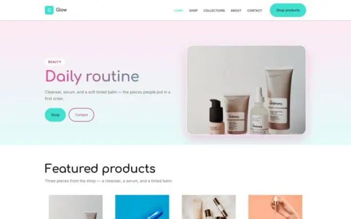 Web para belleza