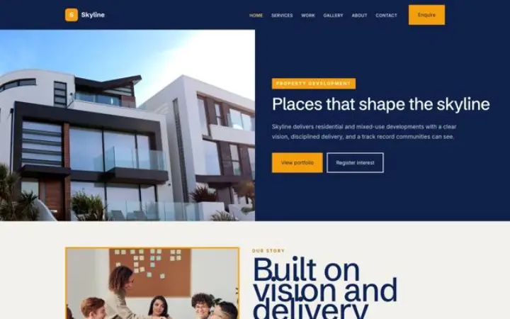 Web para promotora inmobiliaria