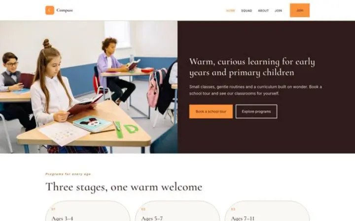 Web para colegio