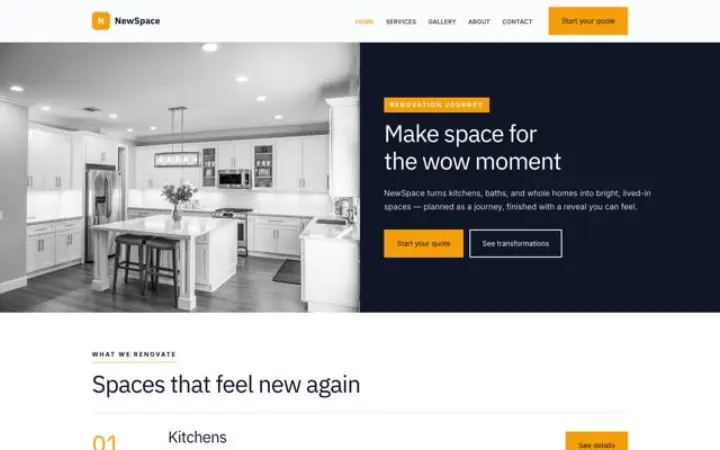 Web para reformas