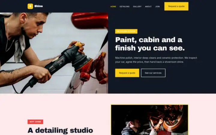Web para estudio de detailing
