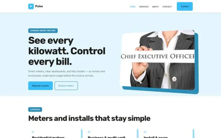 Web para contadores inteligentes