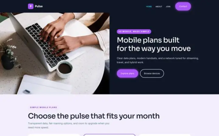 Web para telefonía móvil